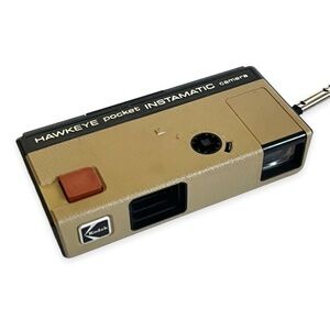 Kodak Hawkeye Pocket Instamatic 110 Camera Vtg 1970s Untested Nostalgic Decor‎